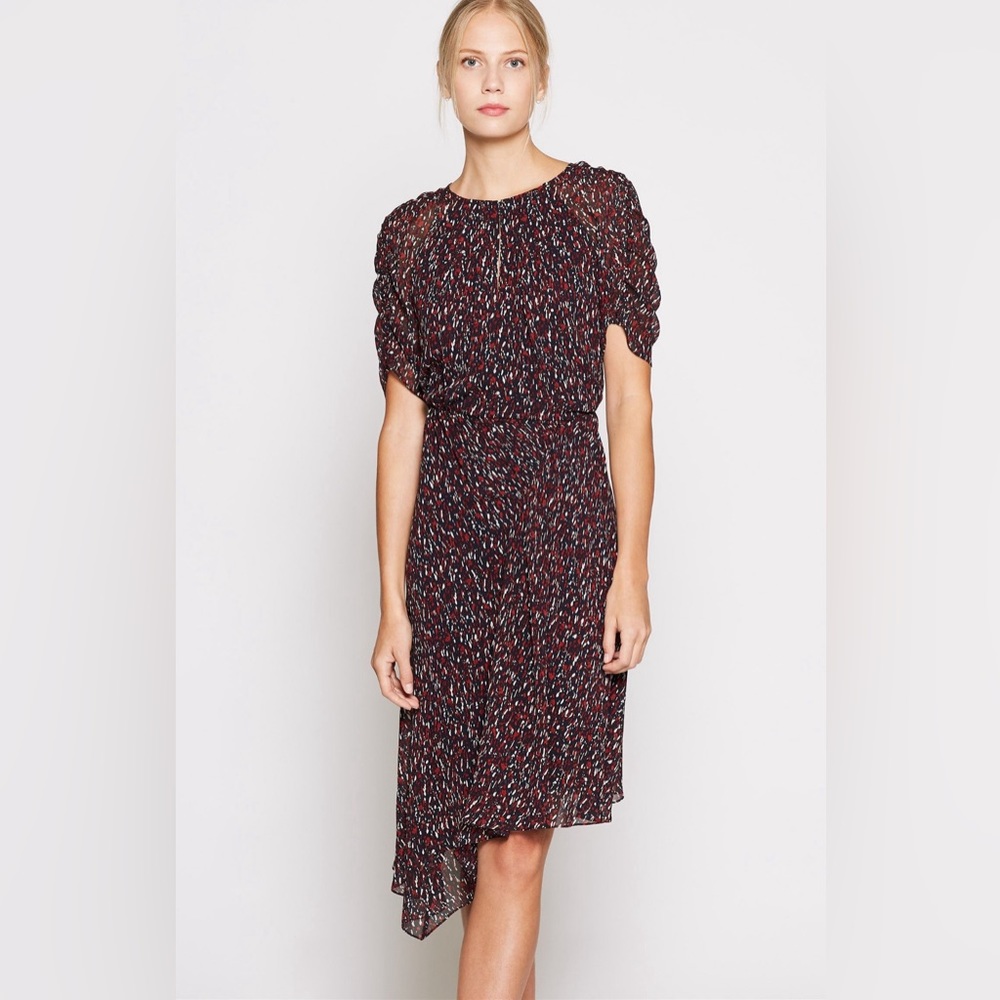 Joie “Nancilea” asymmetrical silk dress